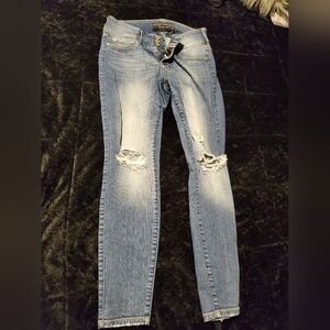 Torrid 10 Distressed Super Skinny Jeans